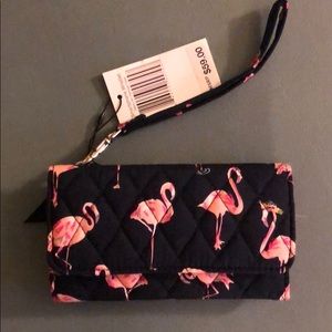 Vera Bradley Fiesta Flamingo Smartphone Wristlet